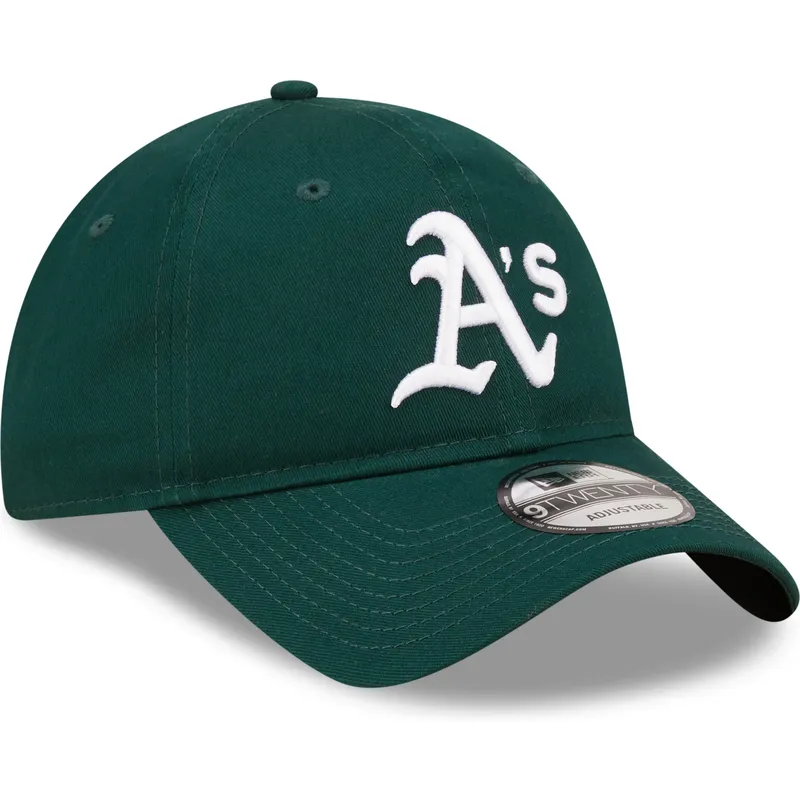 kapa-zaobljena-zelena-podesiv-9twenty-league-essential-oakland-athletics-mlb-new-era