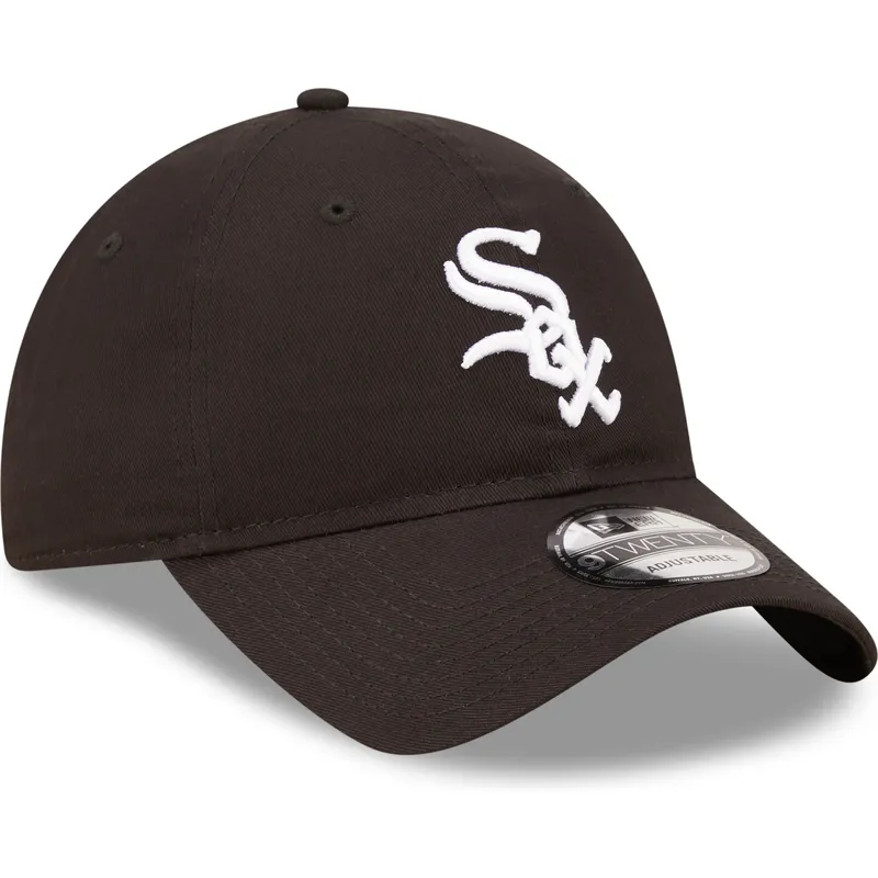 kapa-zaobljena-crna-podesiv-9twenty-league-essential-chicago-white-sox-mlb-new-era