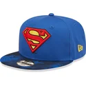 kapa-ravna-plava-snapback-za-djecu-9fifty-superman-dc-comics-new-era