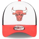 cap-zaobljena-red-snapback-a-frame-team-colour-chicago-bulls-nba-new-era