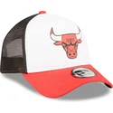 cap-zaobljena-red-snapback-a-frame-team-colour-chicago-bulls-nba-new-era
