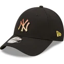 kapa-zaobljena-crna-podesiv-9forty-gradient-infill-new-york-yankees-mlb-new-era