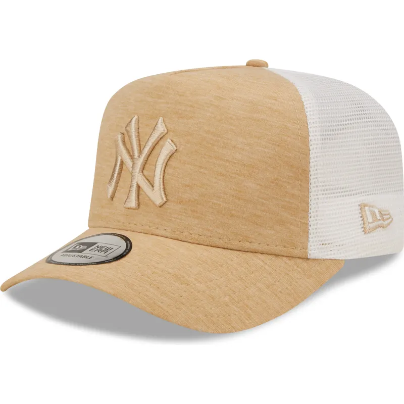 kapa-zaobljena-smeda-podesiv-a-frame-jersey-essential-new-york-yankees-mlb-new-era