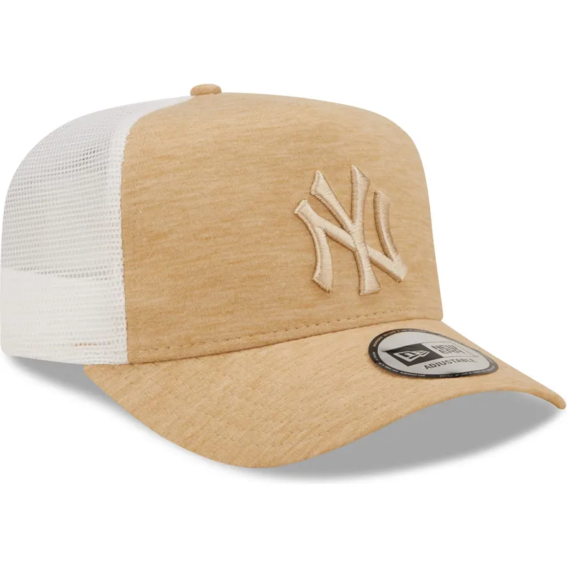 kapa-zaobljena-smeda-podesiv-a-frame-jersey-essential-new-york-yankees-mlb-new-era