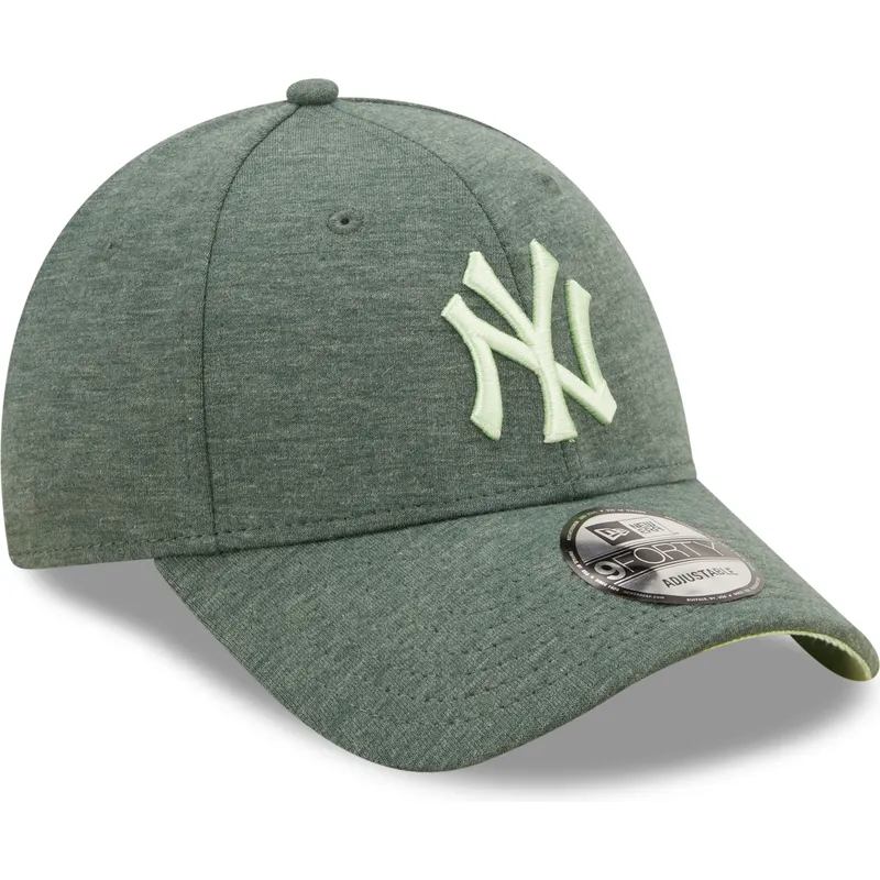 kapa-zaobljena-zelena-podesiv-9forty-jersey-essential-new-york-yankees-mlb-new-era