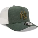 kapa-zaobljena-zelena-snapback-a-frame-jersey-essential-new-york-yankees-mlb-new-era