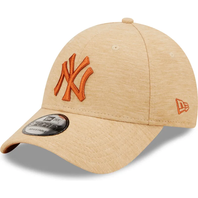 kapa-zaobljena-smeda-podesiv-9forty-jersey-essential-new-york-yankees-mlb-new-era