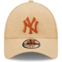 kapa-zaobljena-smeda-podesiv-9forty-jersey-essential-new-york-yankees-mlb-new-era