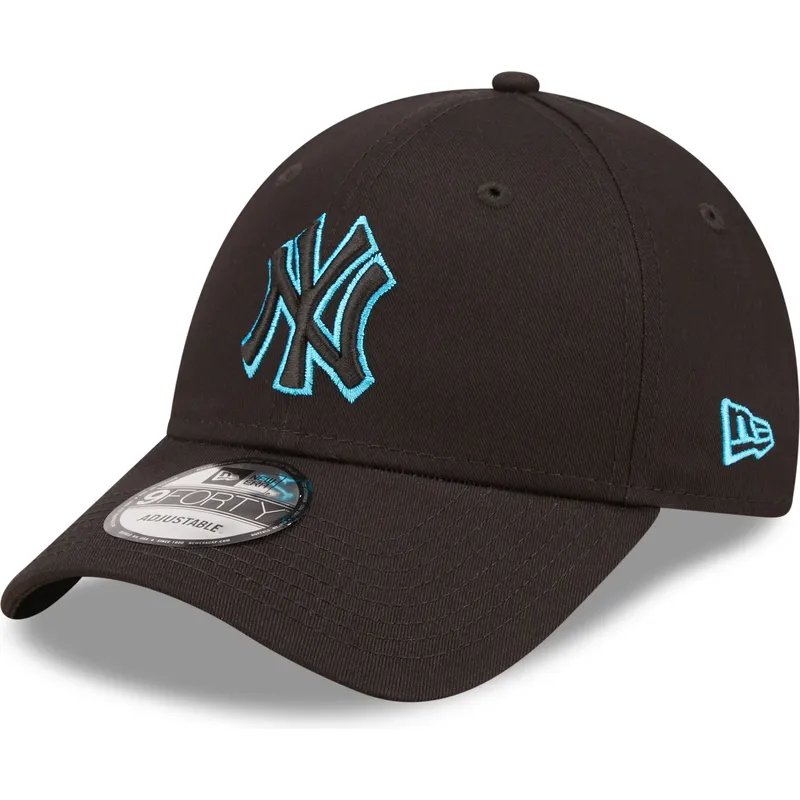 kapa-zaobljena-crna-podesiv-9forty-neon-outline-new-york-yankees-mlb-new-era