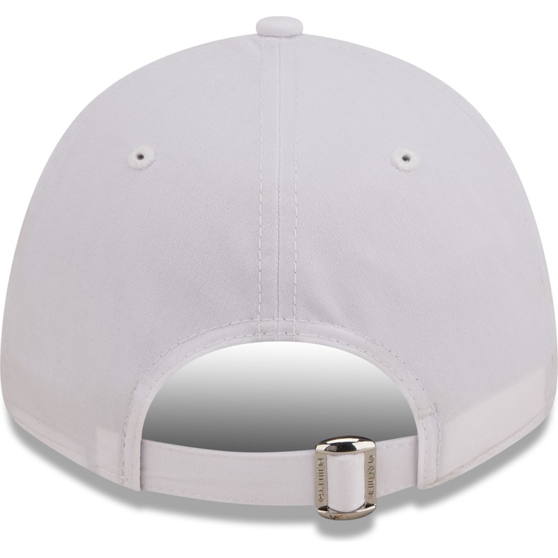 new-era-curved-brim-orange-logo-9forty-neon-outline-new-york-yankees-mlb-white-adjustable-cap