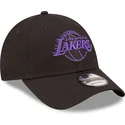 kapa-zaobljena-crna-podesiv-9forty-neon-outline-los-angeles-lakers-nba-new-era