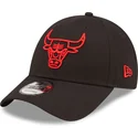 kapa-zaobljena-crna-podesiv-9forty-neon-outline-chicago-bulls-nba-new-era