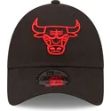 kapa-zaobljena-crna-podesiv-9forty-neon-outline-chicago-bulls-nba-new-era
