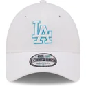 kapa-zaobljena-bijela-podesiv-9forty-neon-outline-los-angeles-dodgers-mlb-new-era
