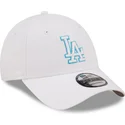 kapa-zaobljena-bijela-podesiv-9forty-neon-outline-los-angeles-dodgers-mlb-new-era