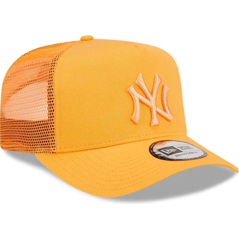 kapa-zaobljena-narancasta-snapback-a-frame-tonal-mesh-new-york-yankees-mlb-new-era