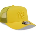 cap-zaobljena-yellow-snapback-a-frame-tonal-mesh-new-york-yankees-mlb-new-era