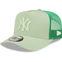 kapa-zaobljena-zelena-snapback-a-frame-tonal-mesh-new-york-yankees-mlb-new-era