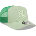 kapa-zaobljena-zelena-snapback-a-frame-tonal-mesh-new-york-yankees-mlb-new-era