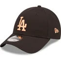 kapa-zaobljena-crna-podesiv-9forty-league-essential-los-angeles-dodgers-mlb-new-era