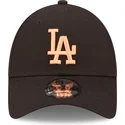 kapa-zaobljena-crna-podesiv-9forty-league-essential-los-angeles-dodgers-mlb-new-era