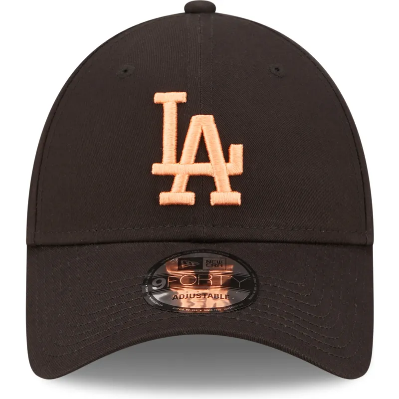 cap-zaobljena-black-adjustable-strap-9forty-league-essential-los-angeles-dodgers-mlb-new-era