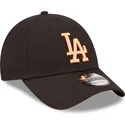 kapa-zaobljena-crna-podesiv-9forty-league-essential-los-angeles-dodgers-mlb-new-era