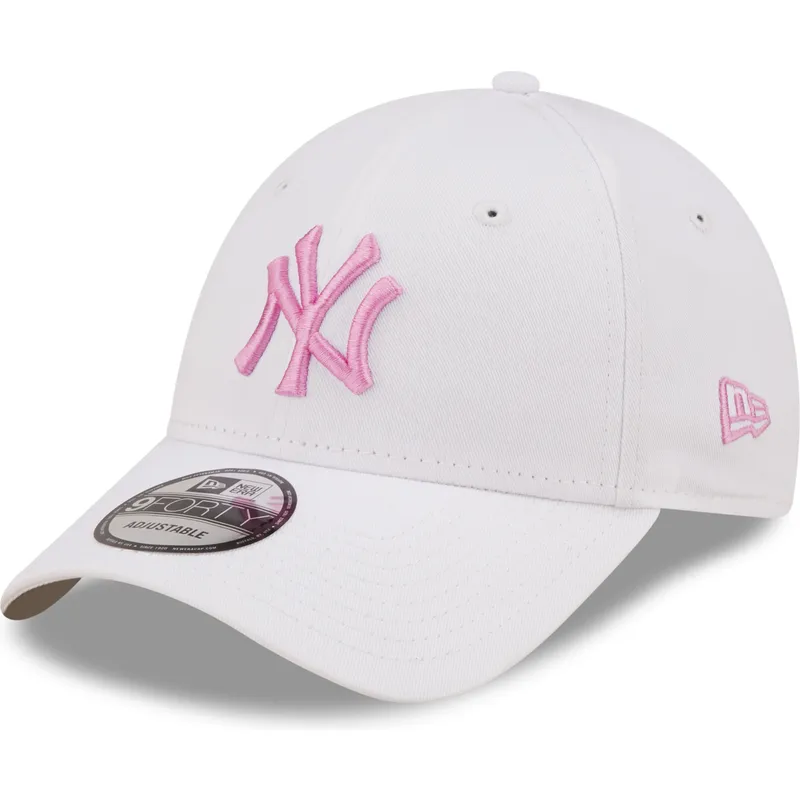 kapa-zaobljena-bijela-podesiv-rosa-9forty-league-essential-new-york-yankees-mlb-new-era kapa-zaobljena-bijela-podesiv-rosa-9forty-league-essential-new-york-yankees-mlb-new-era