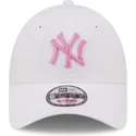 kapa-zaobljena-bijela-podesiv-rosa-9forty-league-essential-new-york-yankees-mlb-new-era
