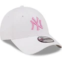 kapa-zaobljena-bijela-podesiv-rosa-9forty-league-essential-new-york-yankees-mlb-new-era
