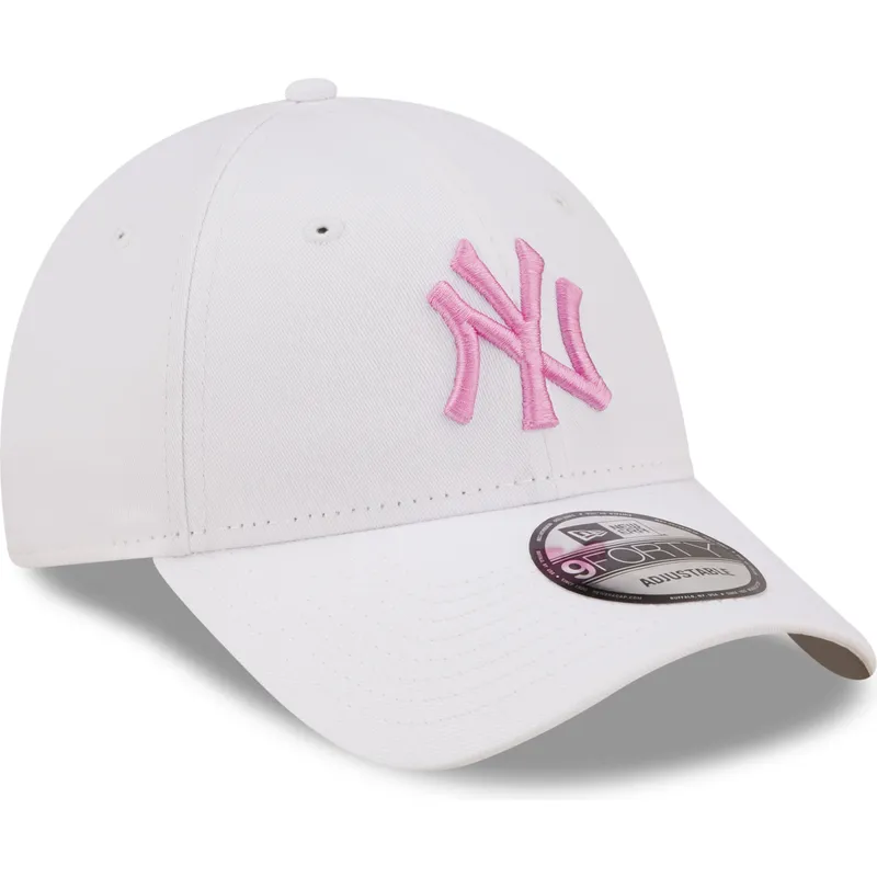 kapa-zaobljena-bijela-podesiv-rosa-9forty-league-essential-new-york-yankees-mlb-new-era kapa-zaobljena-bijela-podesiv-rosa-9forty-league-essential-new-york-yankees-mlb-new-era