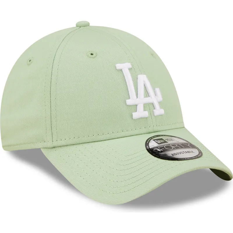 kapa-zaobljena-zelena-podesiv-9forty-league-essential-los-angeles-dodgers-mlb-new-era