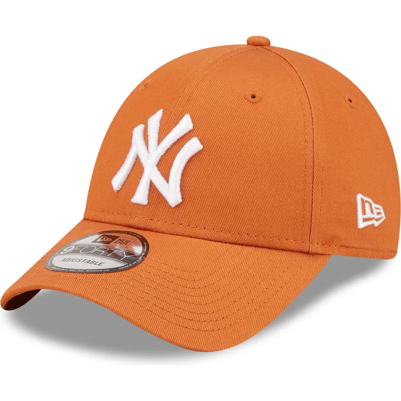 kapa-zaobljena-narancasta-podesiv-9forty-league-essential-new-york-yankees-mlb-new-era
