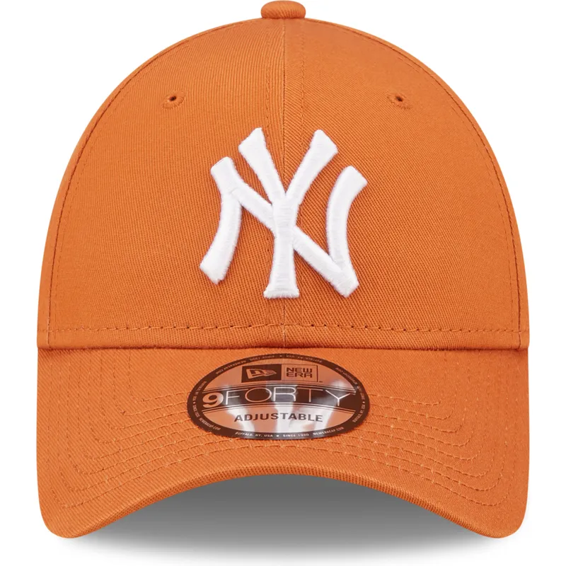 kapa-zaobljena-narancasta-podesiv-9forty-league-essential-new-york-yankees-mlb-new-era