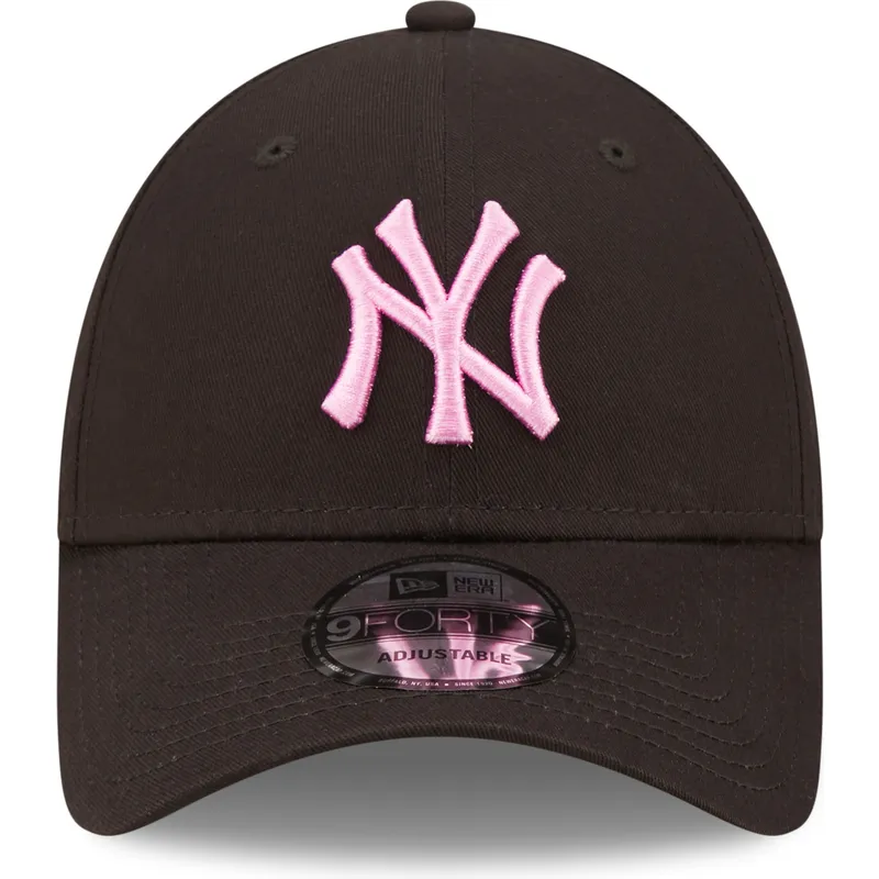 kapa-zaobljena-crna-podesiv-rosa-9forty-league-essential-new-york-yankees-mlb-new-era