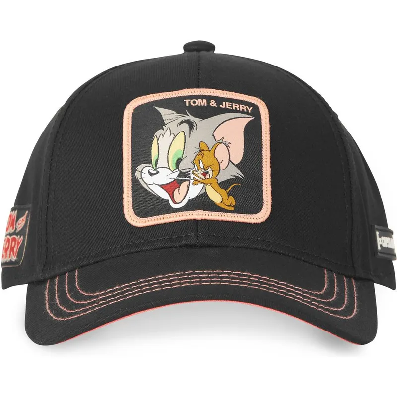 kapa-zaobljena-crna-podesiv-tj3-tom-i-jerry-looney-tunes-capslab