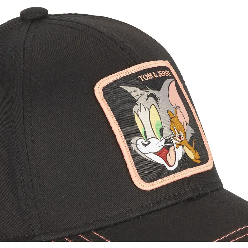 kapa-zaobljena-crna-podesiv-tj3-tom-i-jerry-looney-tunes-capslab