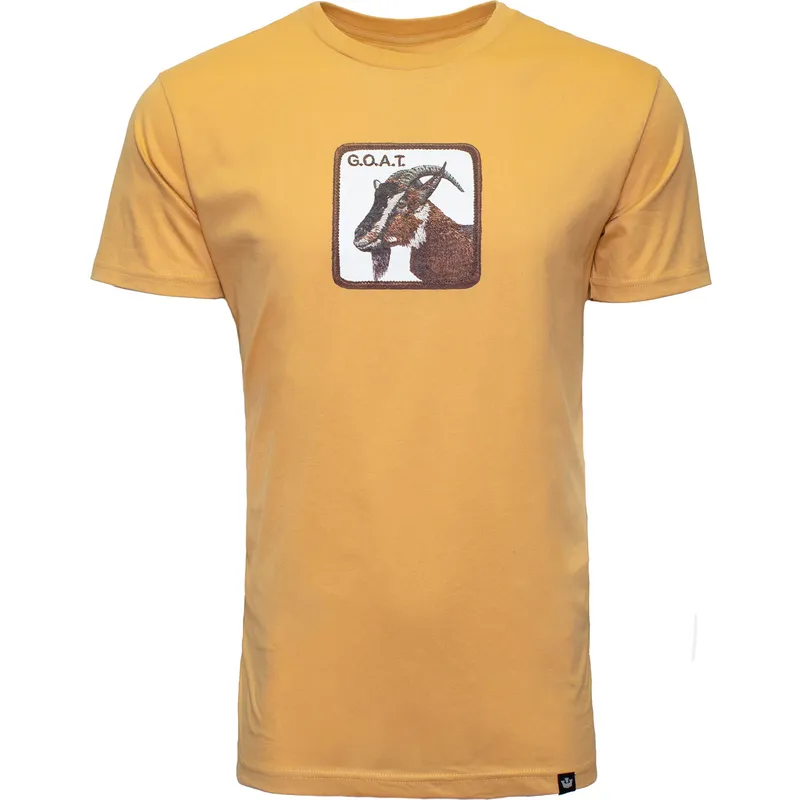 majice-kratki-rukav-zuta-goat-flat-hand-the-farm-goorin-bros
