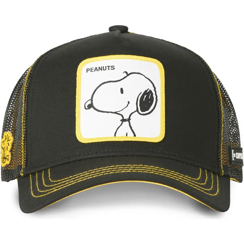 kapa-zaobljena-crna-snapback-do1-snoopy-kikiriki-capslab