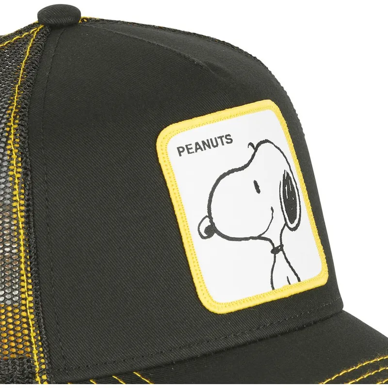 kapa-zaobljena-crna-snapback-do1-snoopy-kikiriki-capslab