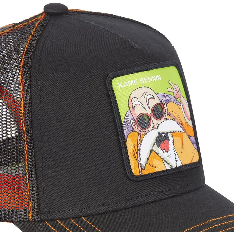 kapa-zaobljena-crna-snapback-db3-kam1-muten-roshi-dragon-ball-capslab kapa-zaobljena-crna-snapback-db3-kam1-muten-roshi-dragon-ball-capslab