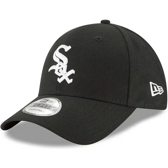 Kape zaobljena crna podesiva traka 9FORTY The League Chicago White Sox MLB New Era