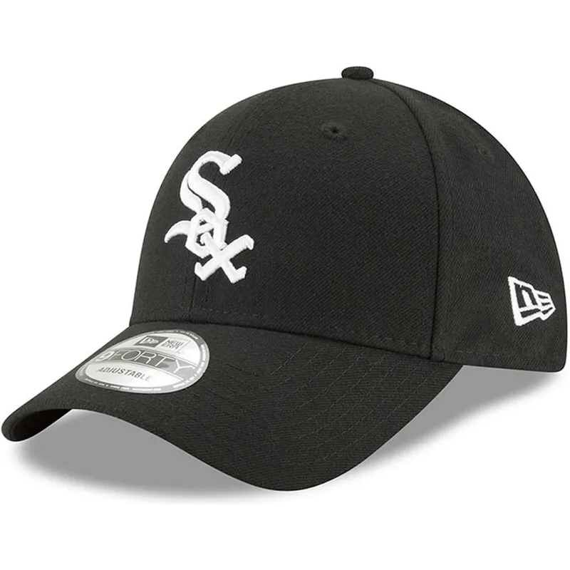 kapa-zaobljena-crna-podesiv-9forty-the-league-chicago-white-sox-mlb-new-era