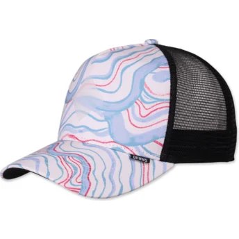 Kapa zaobljena bijela snapback Arty Waves HFT Djinns