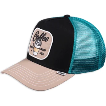 Kapa zaobljena crna snapback Coffe Is Always A Good Idea HFT Food Djinns