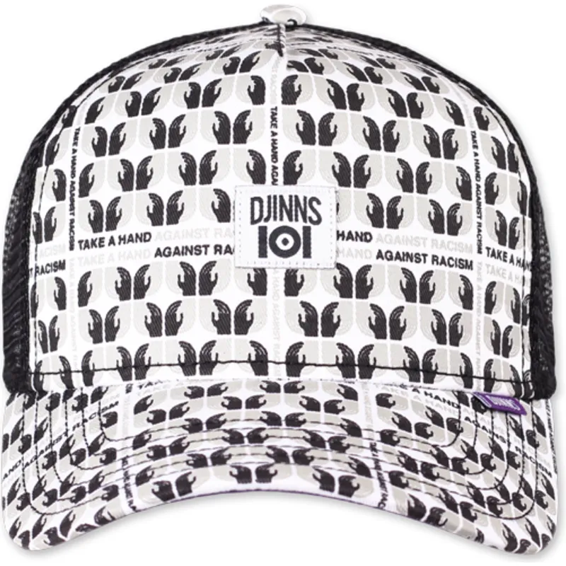 kape-zaobljena-bijela-snapback-take-a-hand-against-racism-hft-ioi-djinns