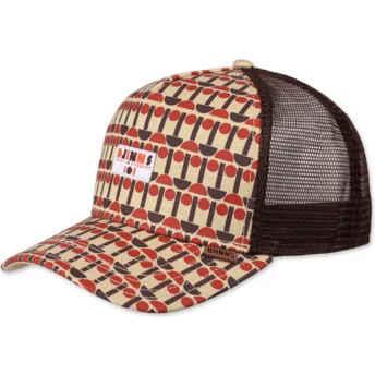 Kape zaobljena smeđa snapback Unity In Diversity HFT IOI Djinns