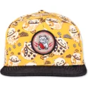 kapa-ravna-zuta-snapback-lucky-cat-linen-djinns