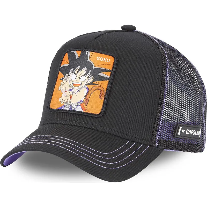 kapa-zaobljena-crna-snapback-db3-gok1-son-goku-dragon-ball-capslab