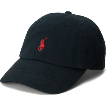 Cap zaobljena black adjustable strap Polo Ralph Lauren